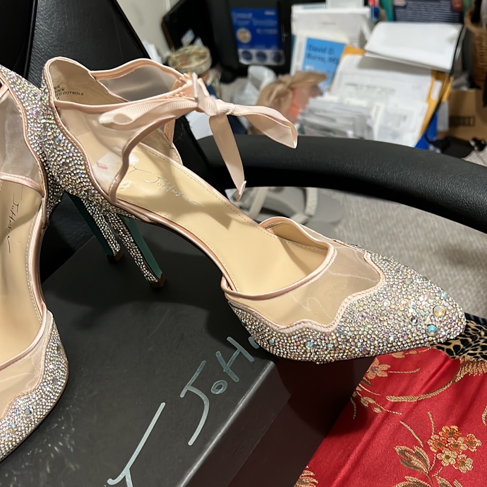 Wishes Come True In Betsy Johnson Brilliant Champagne Pumps! View 4